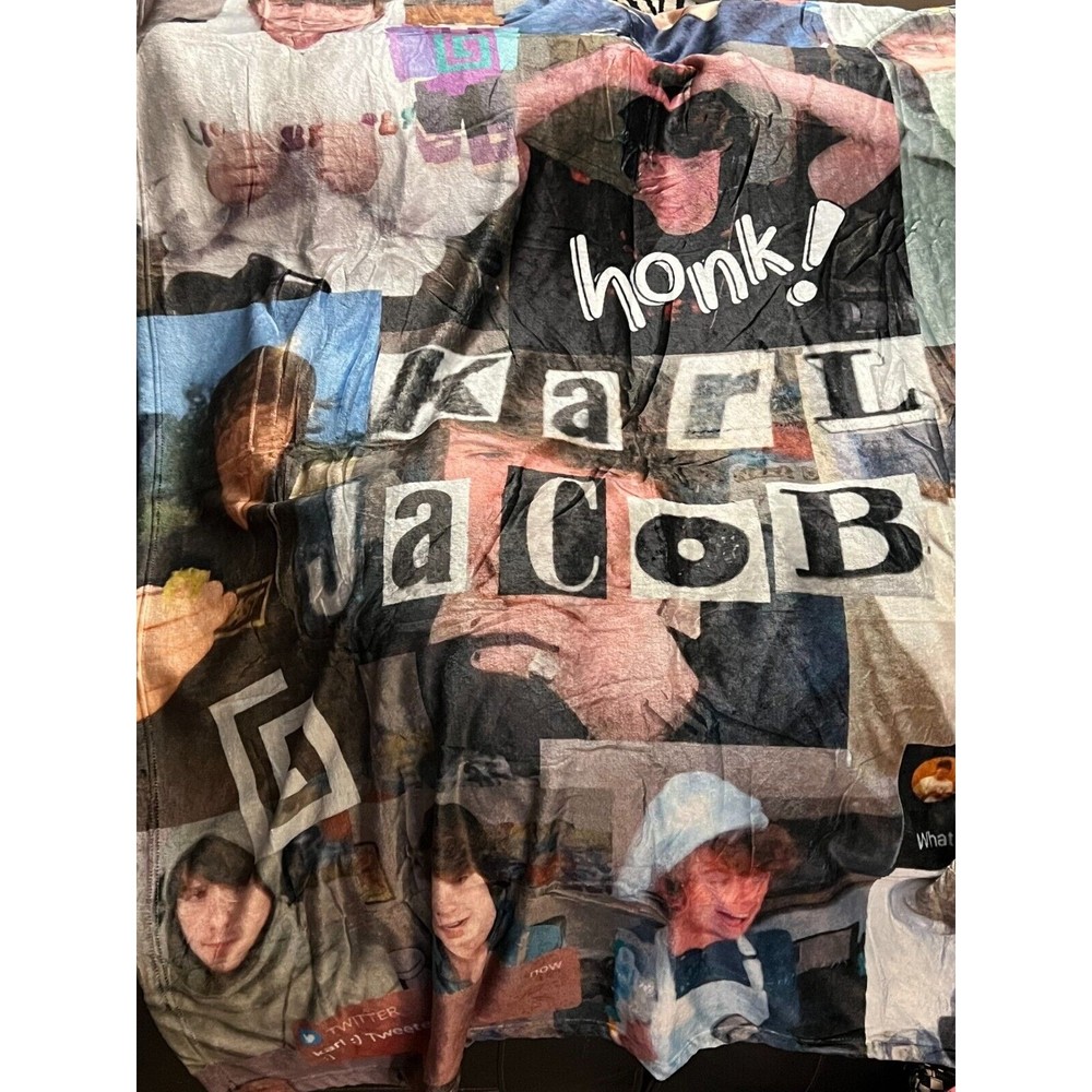 Karl Jacobs Unisex Picture Collage 60 x 100 in Soft Blanket Throw New Enchanted